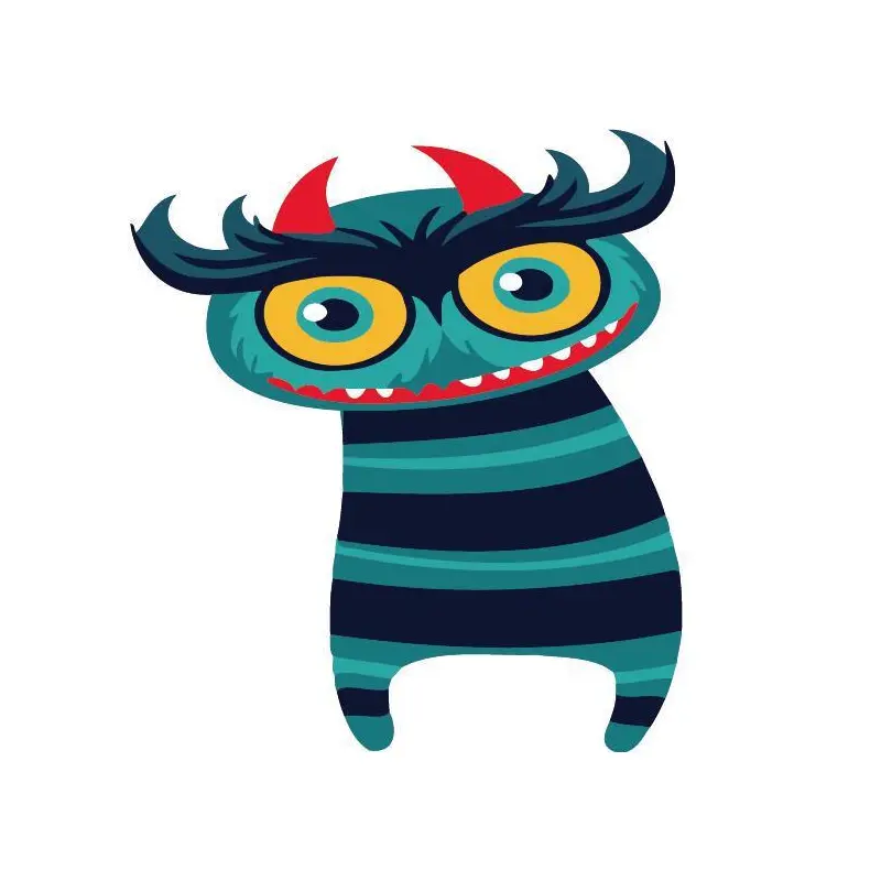 Children Painting kit Monster with horns