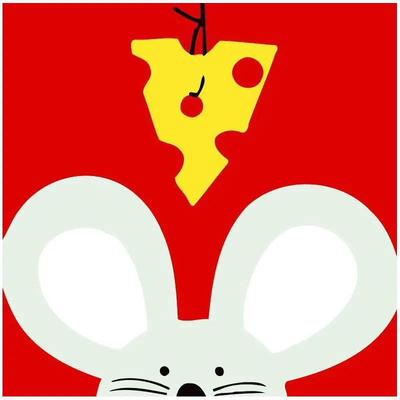 Children Painting kit Mouse and Cheese
