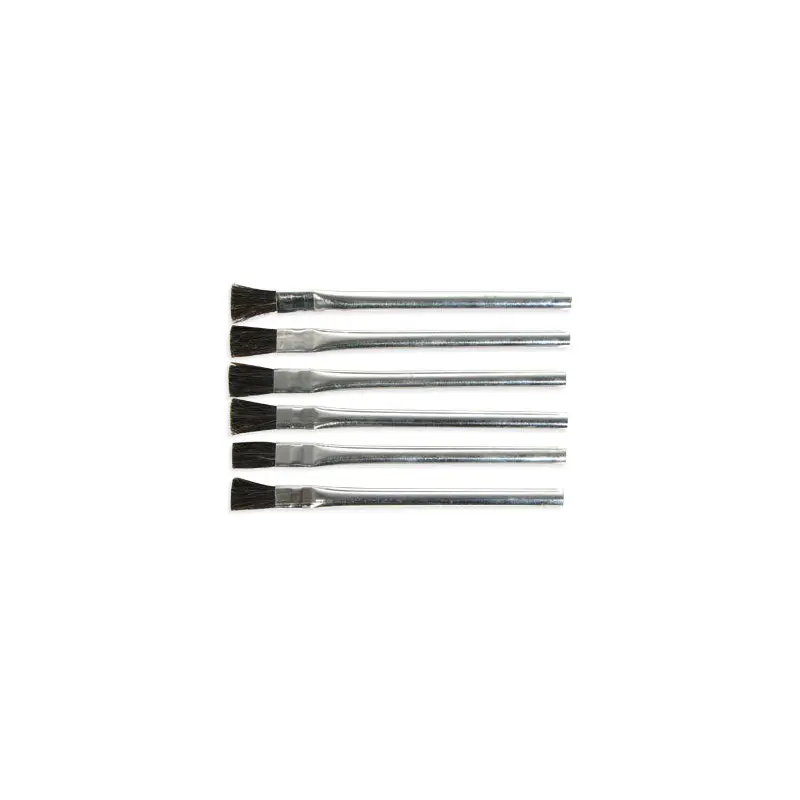 Pack of 6 craft and glue brushes