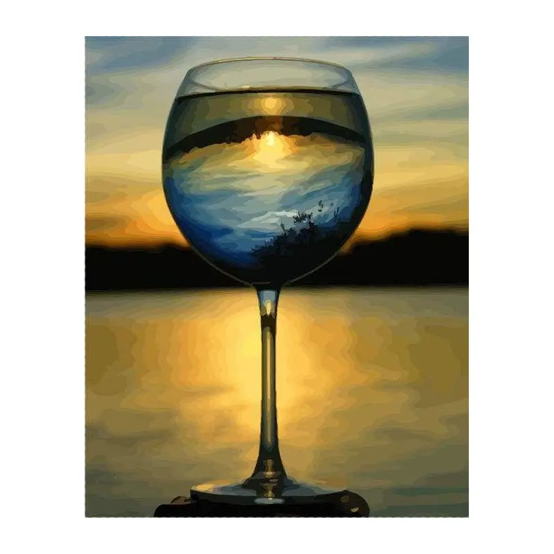 Wine Glass and Nice View