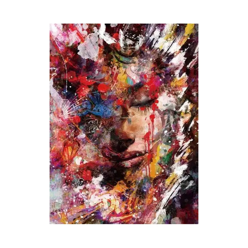 Abstract Female Face