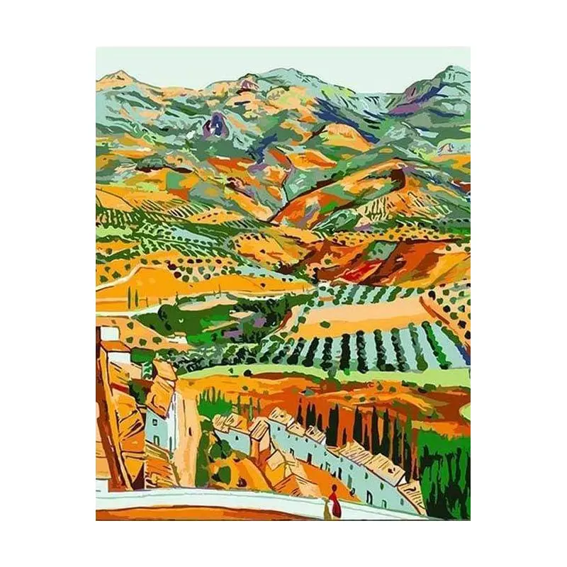 Countryside Landscape from the Hills