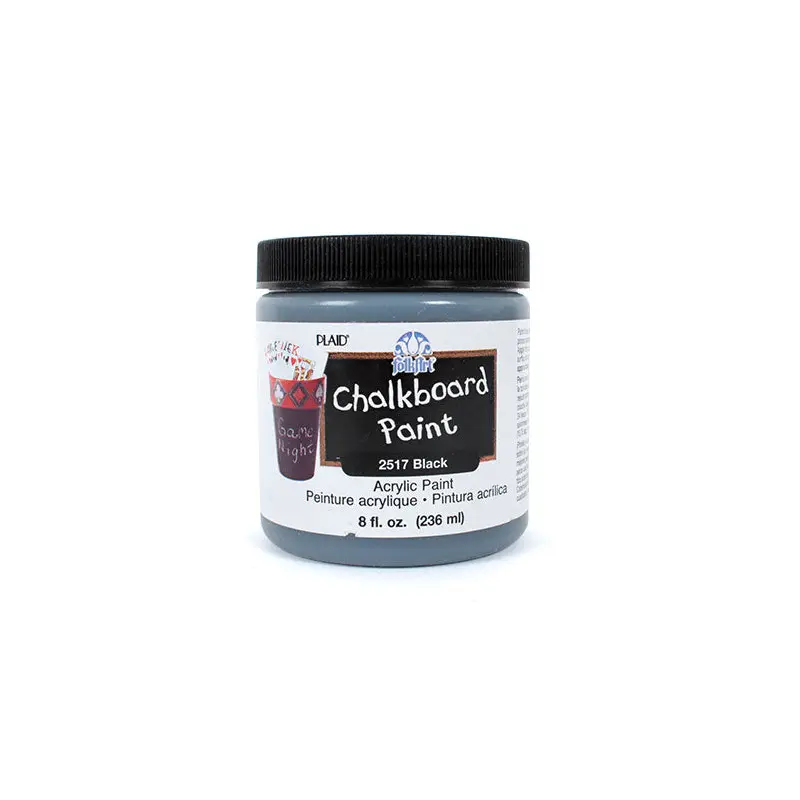 Black chalkboard paint