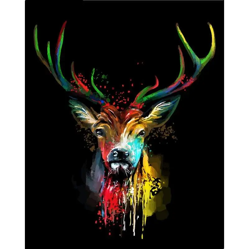 Deer Painted