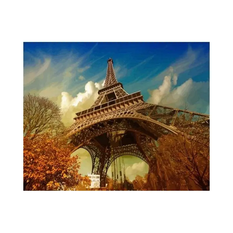 Eiffel Tower in Fall