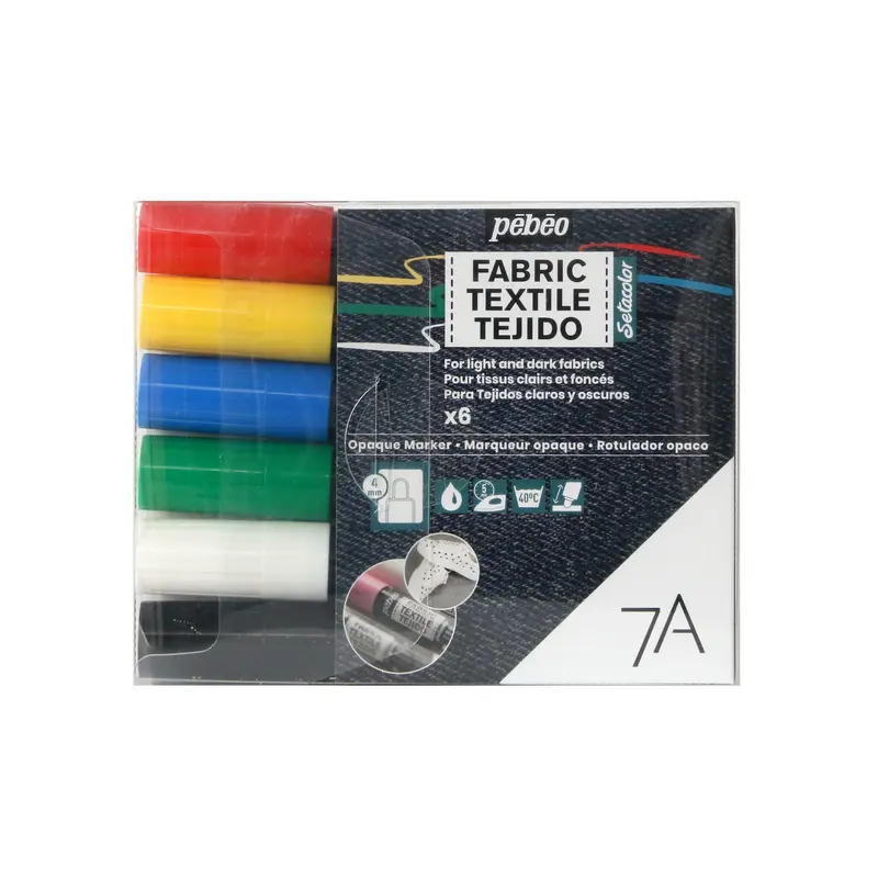 Pbo 7A Opaque Marker Pack - 6, Assorted