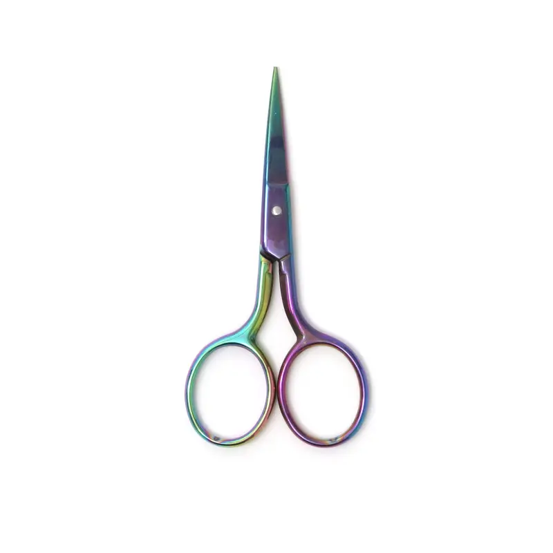 Rainbow Titanium Embroidery Scissors - 3.5 in