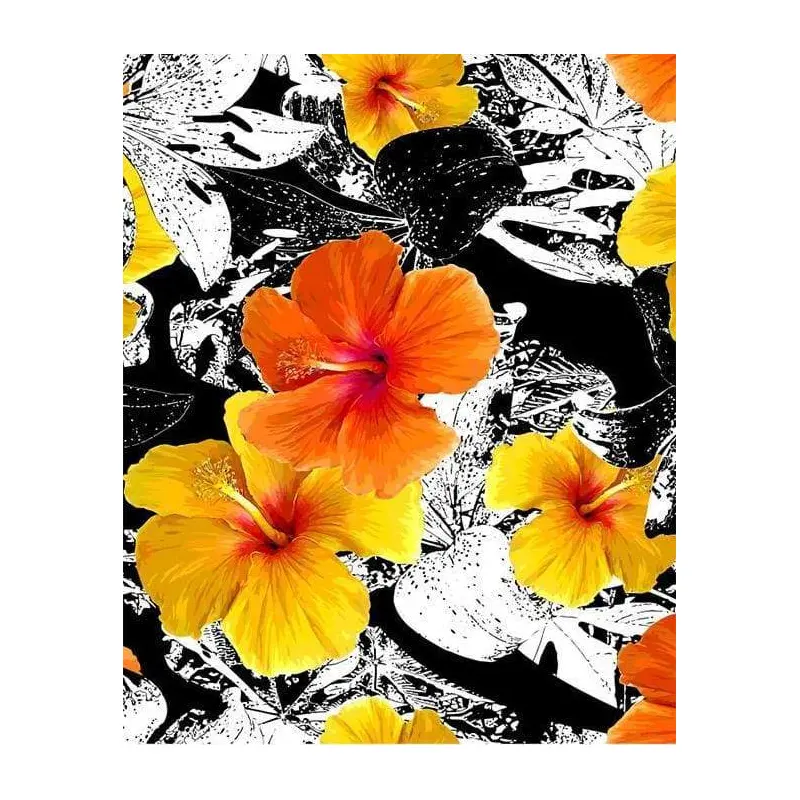 Yellow Hibiscus flower