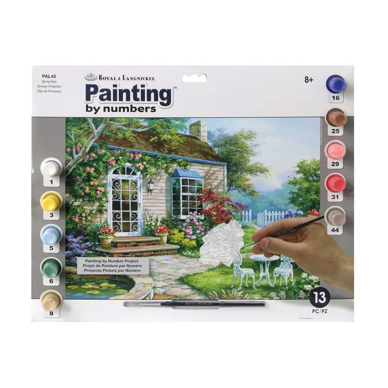 Painting by Numbers - Spring Patio