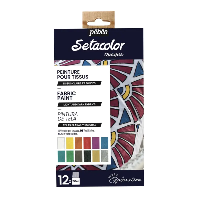 Setacolor Shimmer Exploration Set - 12 x 20 ml