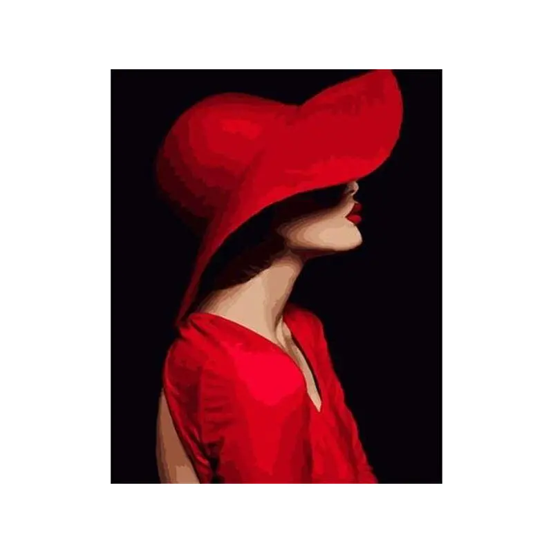 The Lady with a Red Hat