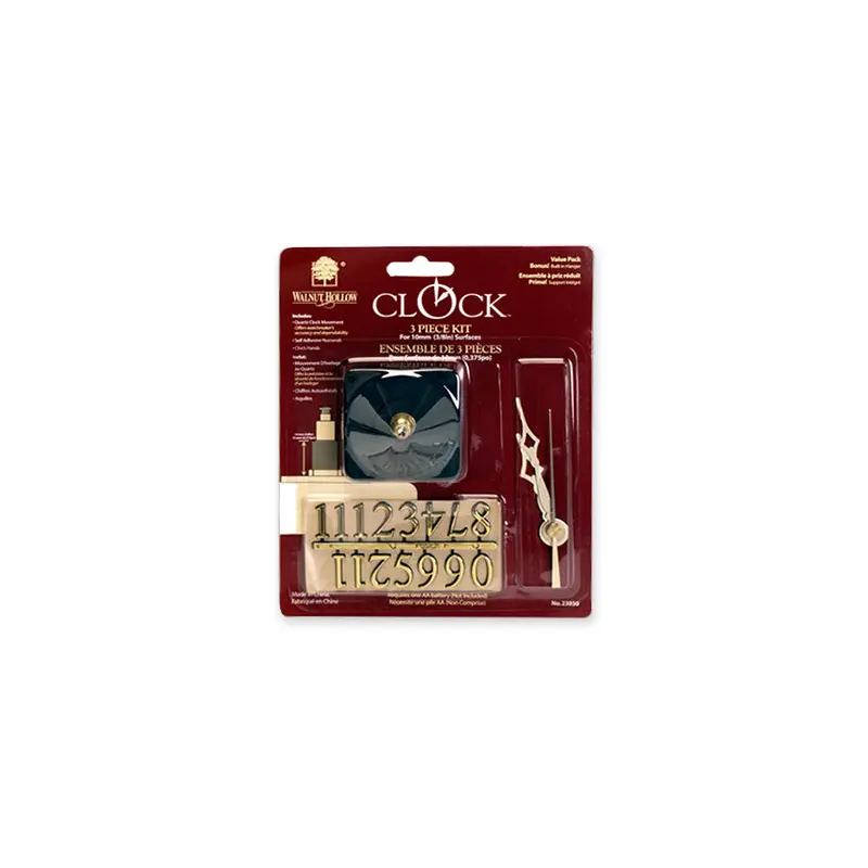 3 Piece Clock Kit