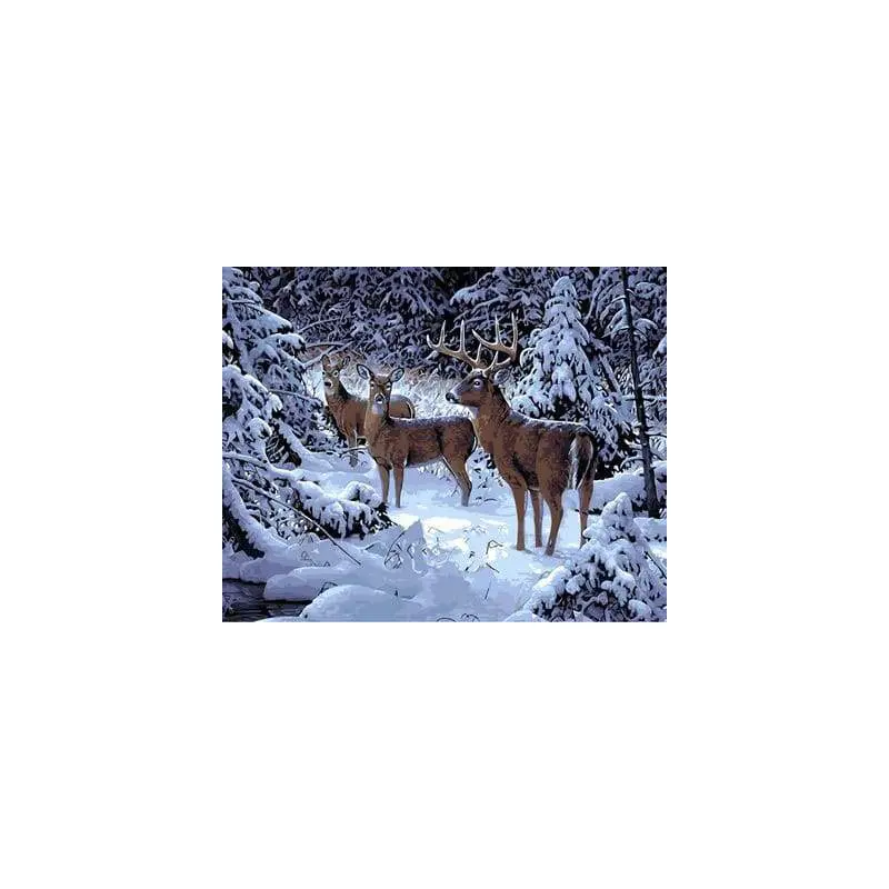 Deer in the Snow