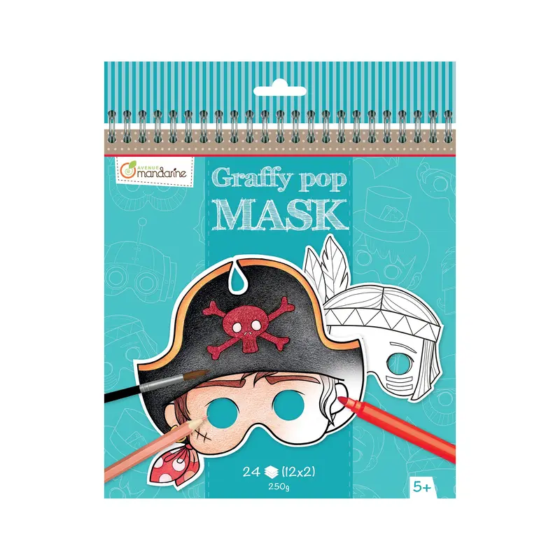 Graffy Pop coloring masks - Boys