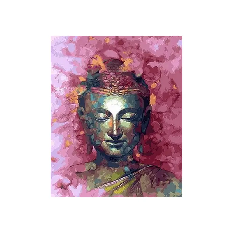 Painted Buddha