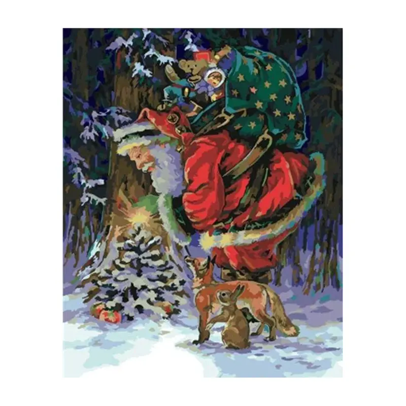 Santa Claus carrying Gifts