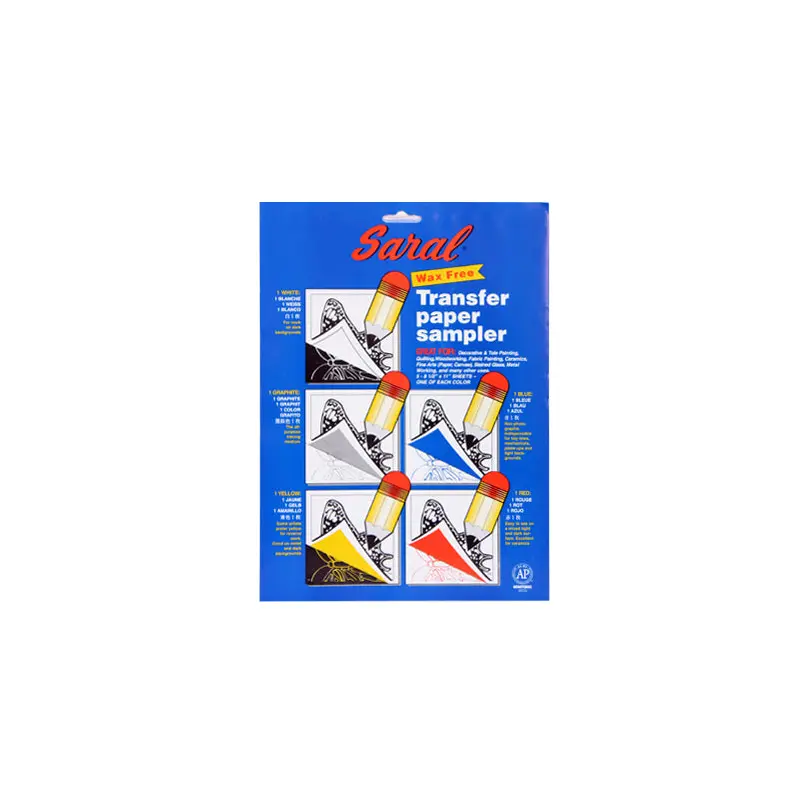 Saral transfer paper, Assorted colours