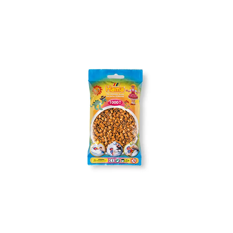 Bag of 1000 Hama Midi Beads  Light Brown