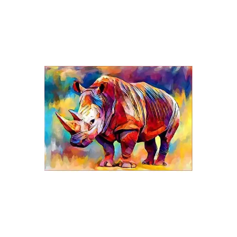 Colorful Rhino