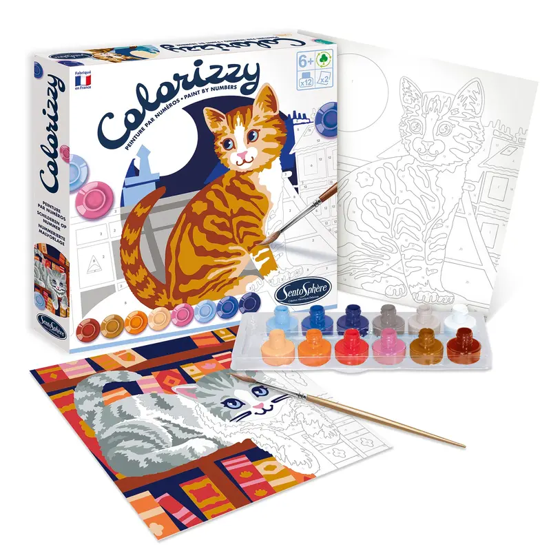 Colorizzy Paint by Numbers - Cat