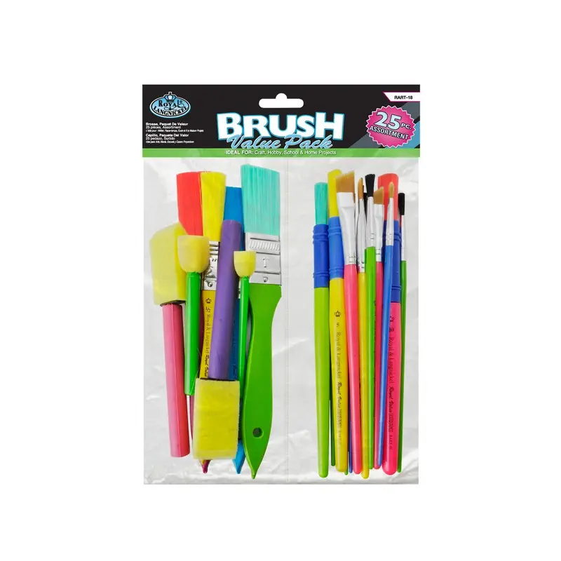Craft Brush Value Pack  25 pieces