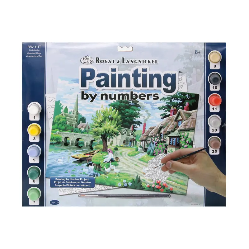 Paint by Numbers  Duck Feeding