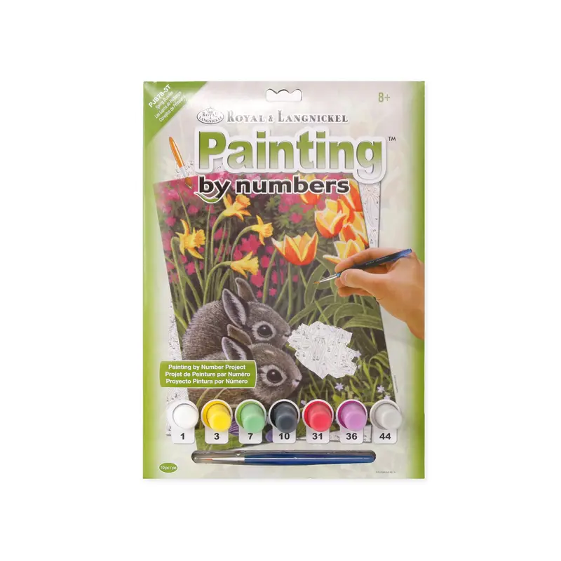 Paint by Numbers  Spring Bunnies