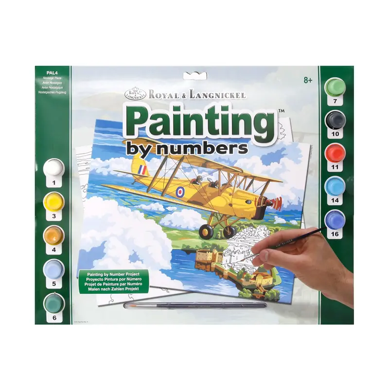 Painting by Numbers  Nostalgic Plane