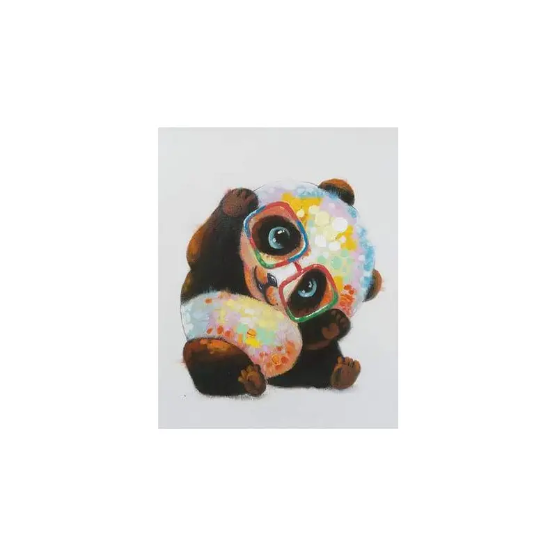Panda With Glasses