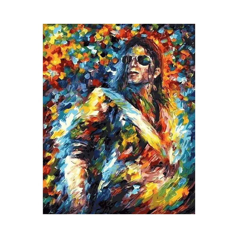 Painted Michael Jackson