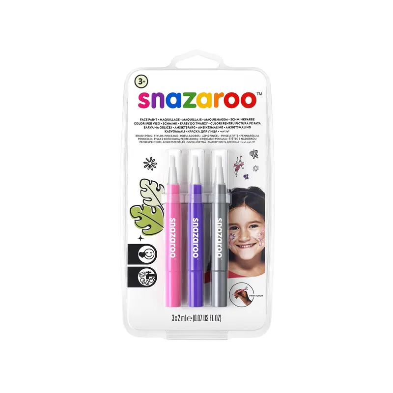 Set of 3 Brush Pens  Fantasy