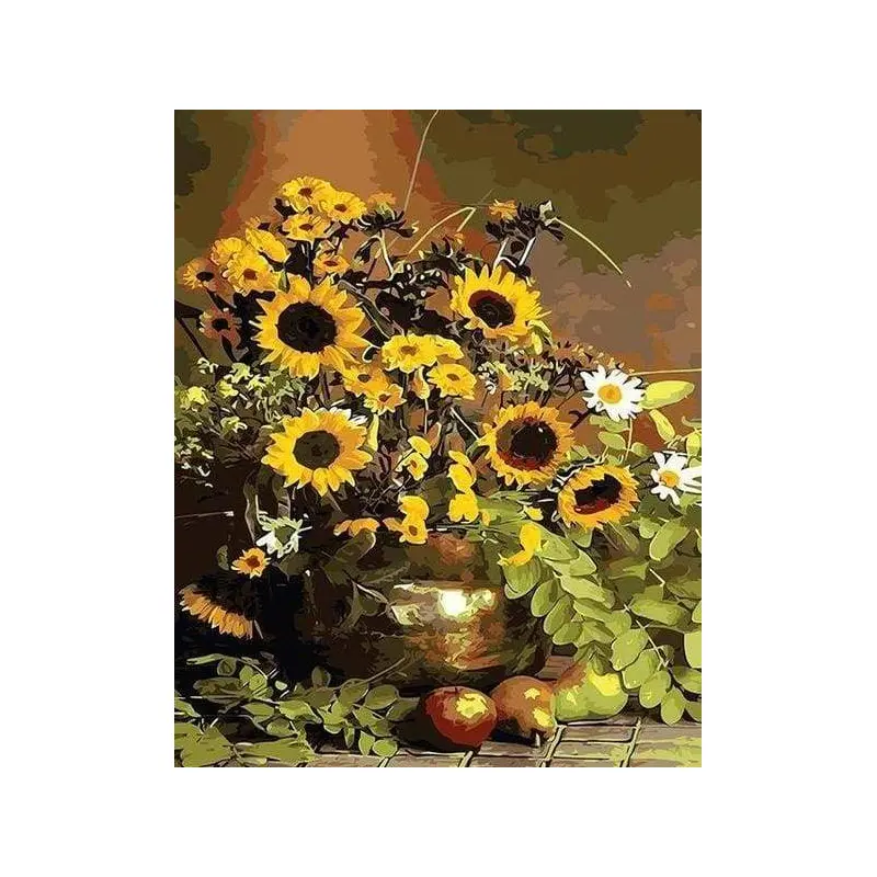 Sunflowers and Fruits