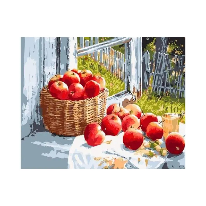Basket of Red Apples