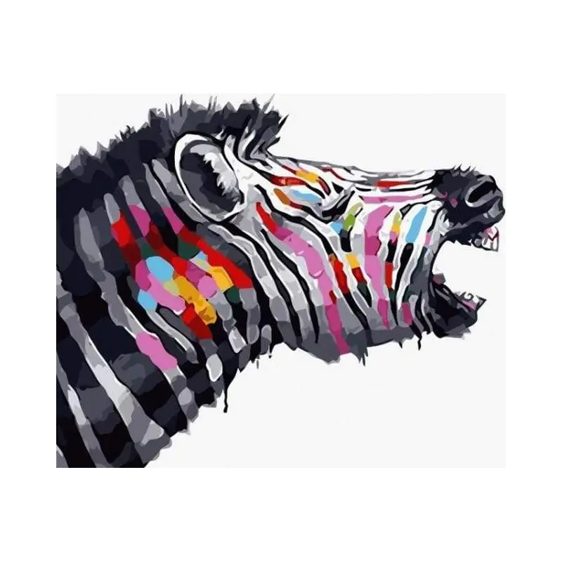 Zebra with Colors