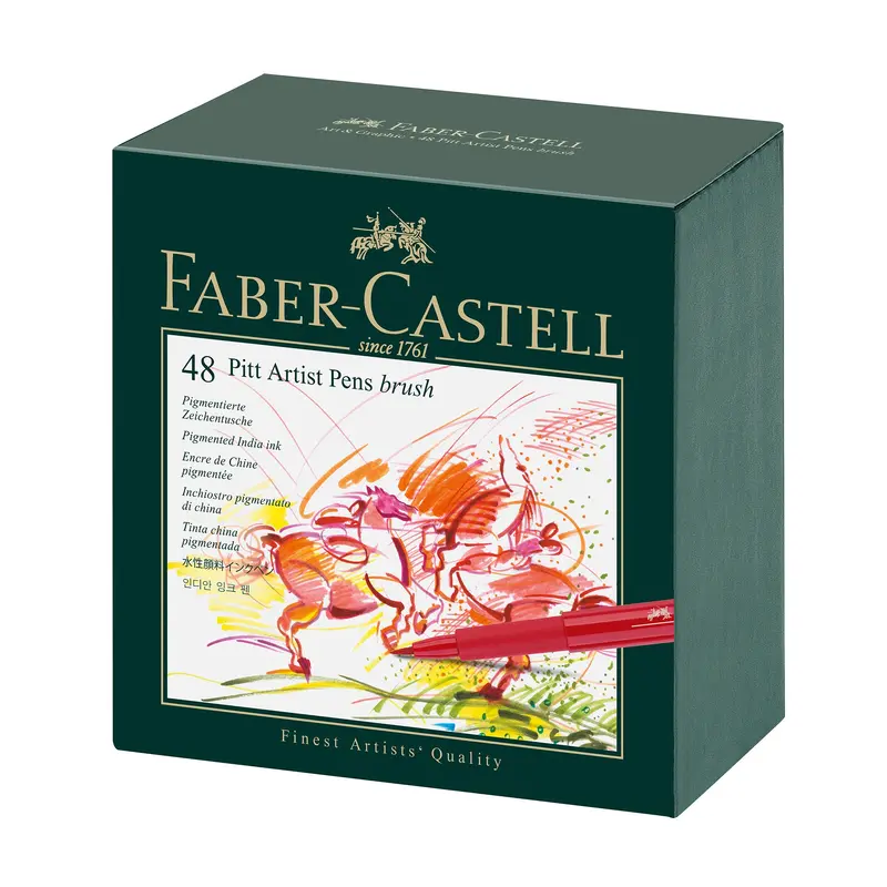 48-Pack Pitt Artist Brush Pens