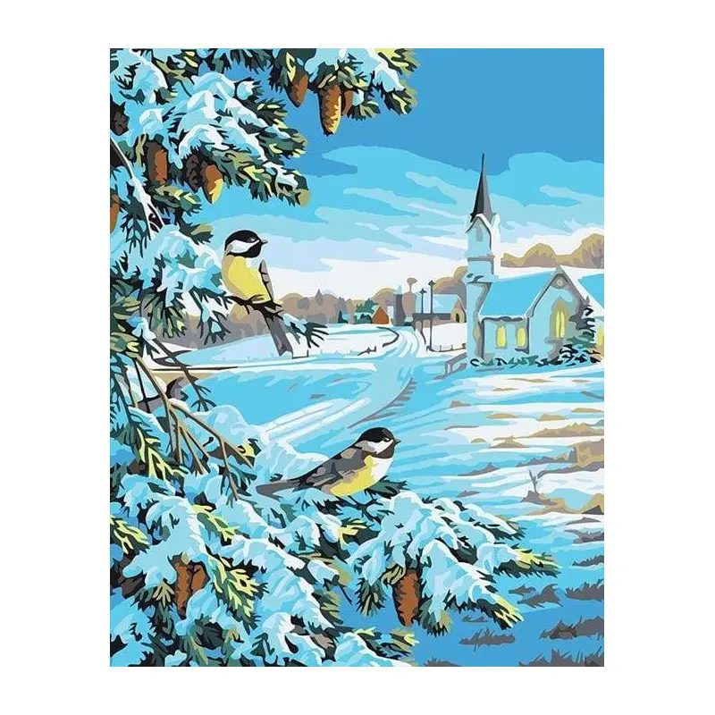 Two Birds in the Snow