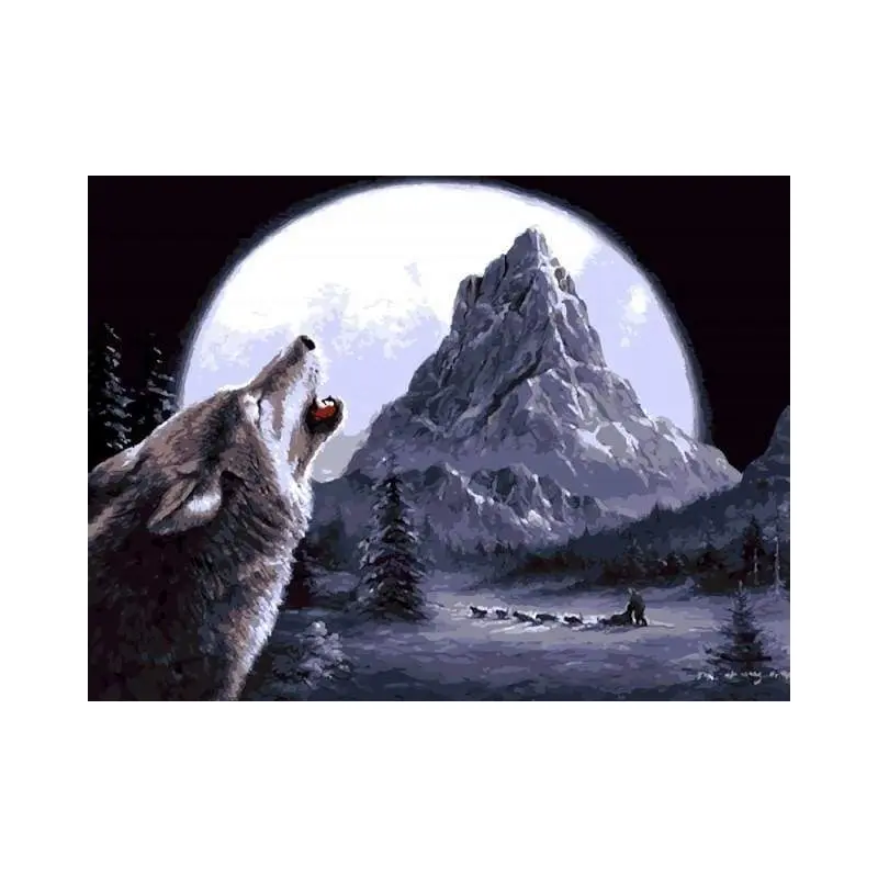 Wolf howling