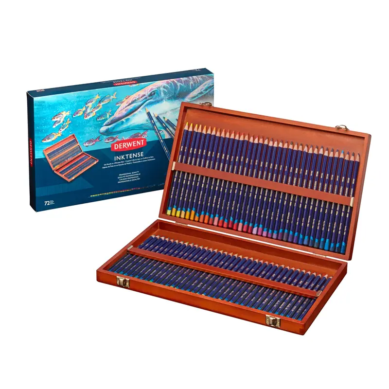 72-Piece Inktense Water-Soluble Pencil Set