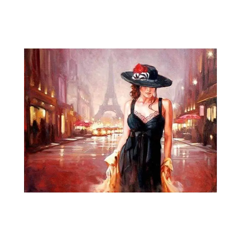 Woman on the streets of Paris