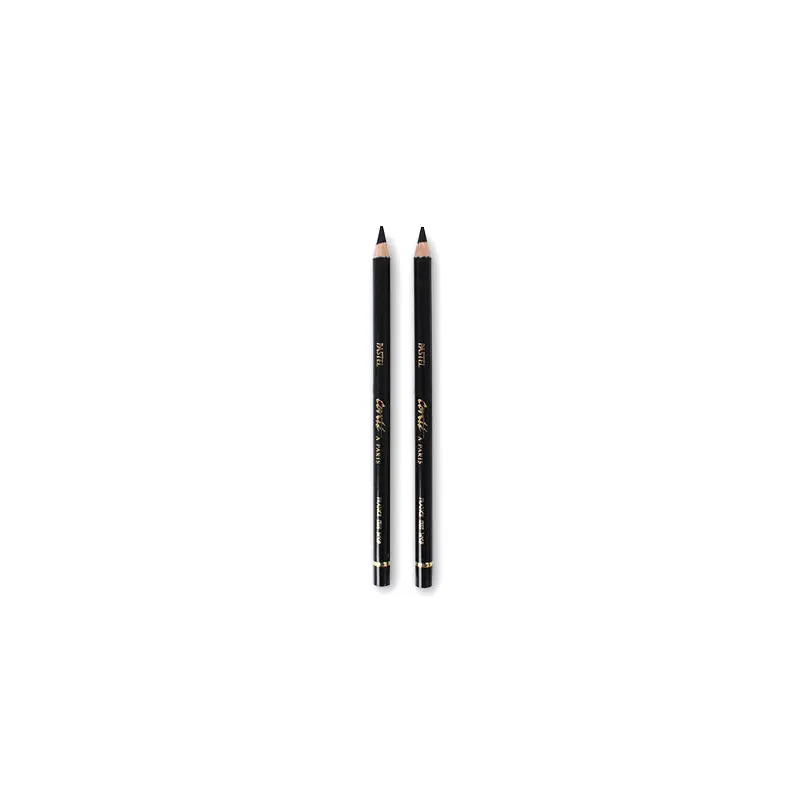 Set of 2 Black Cont Pastel Crayons