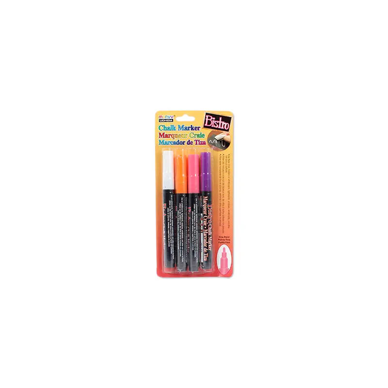 Set of 4 Fine Point Chalk Markers  Set H
