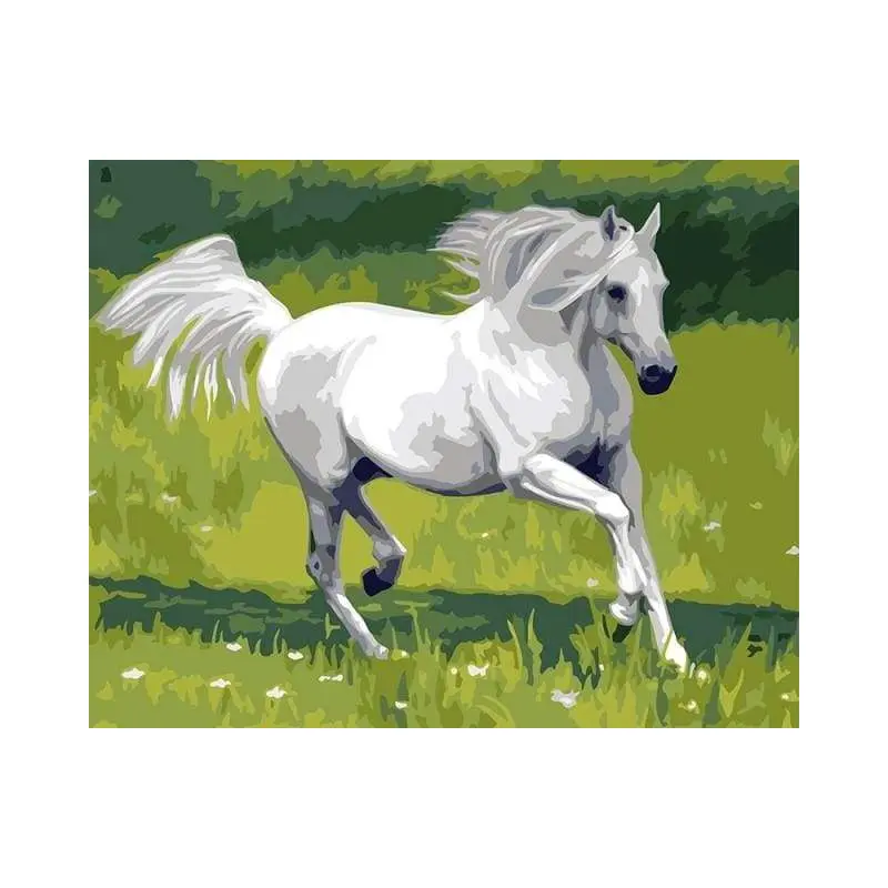 White Horse in the Field