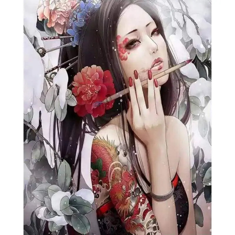 Beautiful Asian lady