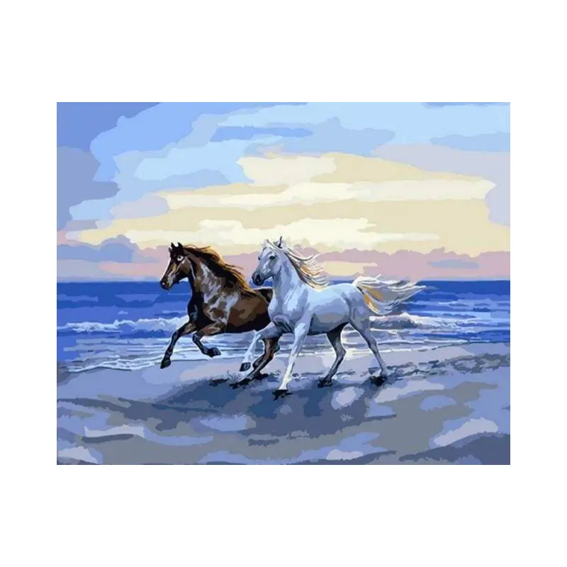 Horses on the beach