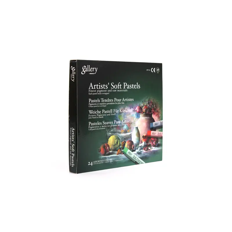 Mungyo soft square artists' pastels - Box of 24