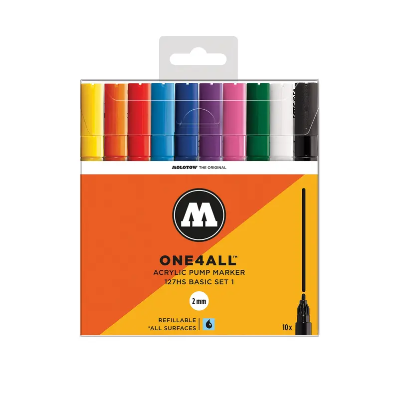 One4All Markers - 127HS Basic 1  Pack of 10 markers