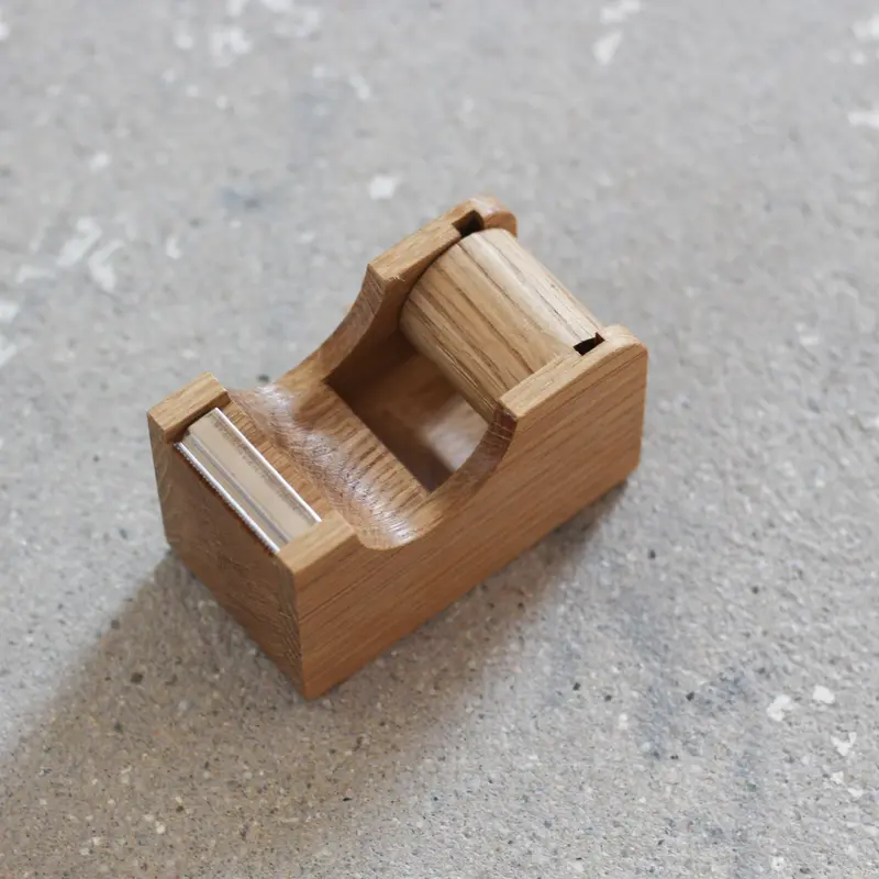 Mini Wood Tape Dispenser