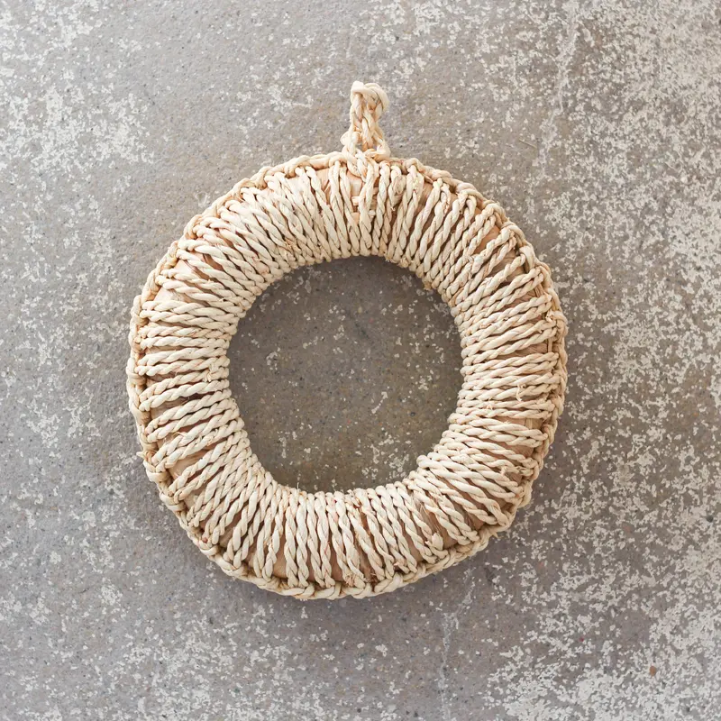 Round Straw Trivet