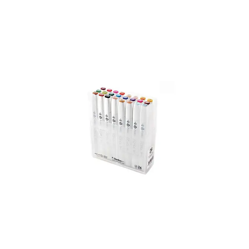 24-Piece Touch Twin Brush Marker Set - Basic Colours