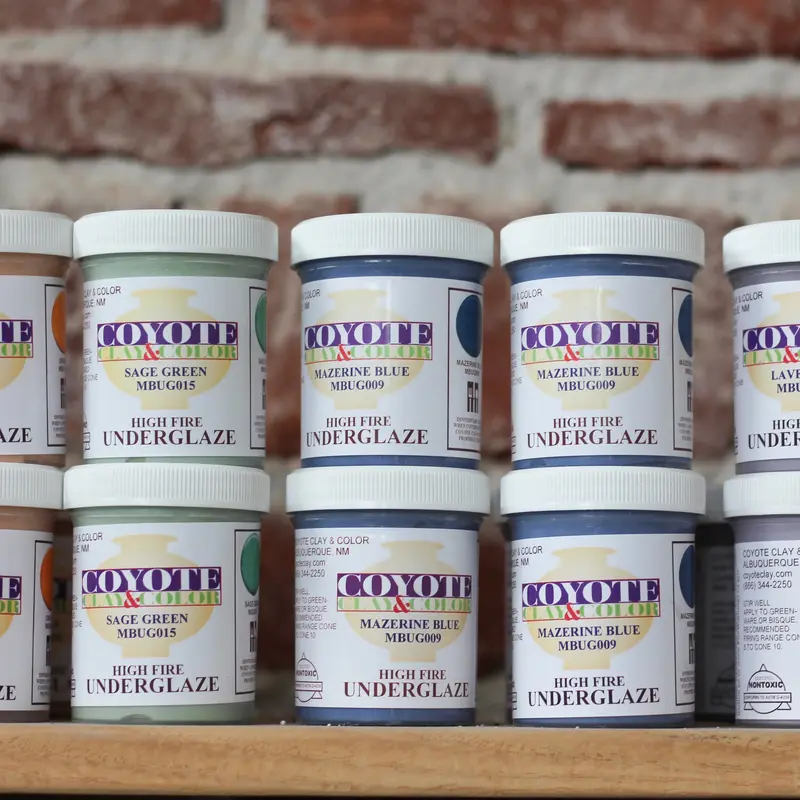 Coyote Underglazes - 4 oz. Sizes-Cypress/Los Angeles
